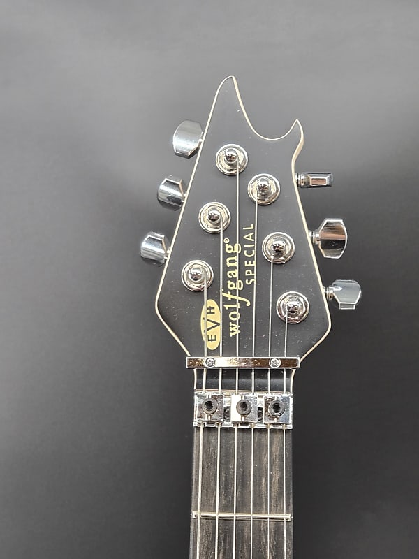 EVH Wolfgang® Special Striped Series, Ebony Fingerboard, Black and White