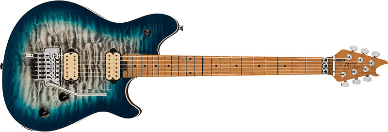 EVH Wolfgang® Special QM, Baked Maple Fingerboard, Indigo Burst