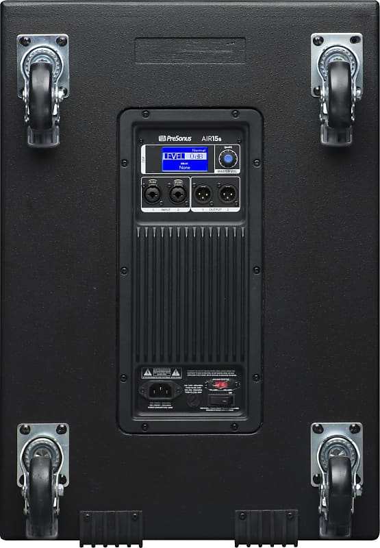 PreSonus® AIR15S Active Sound-Reinforcement Subwoofer, Black