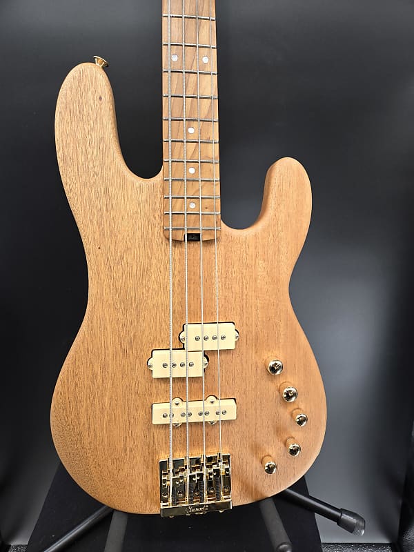 Charvel Pro-Mod San Dimas® Bass PJ IV MAH, Caramelized Maple Fingerboard, Natural Mahogany
