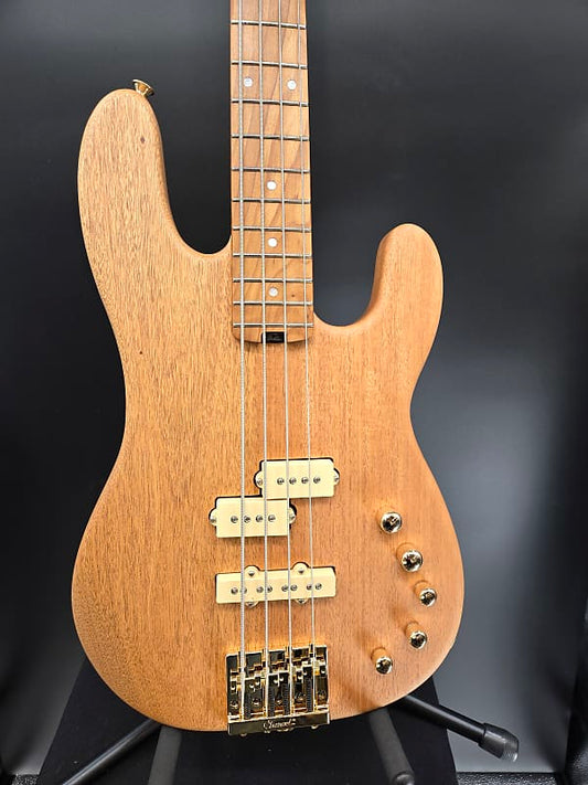 Charvel Pro-Mod San Dimas® Bass PJ IV MAH, Caramelized Maple Fingerboard, Natural Mahogany