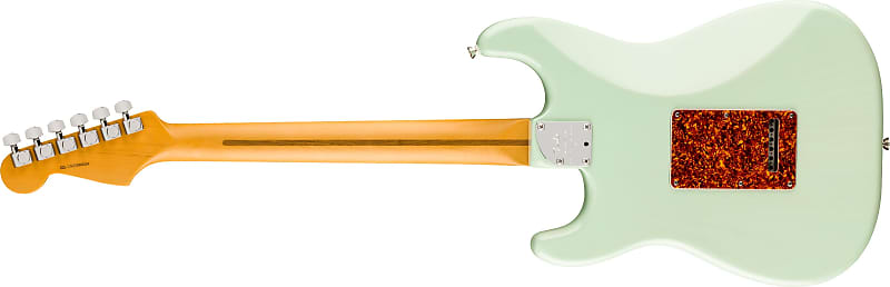 Fender American Professional II Stratocaster® Thinline, Rosewood Fingerboard, Transparent Surf Green