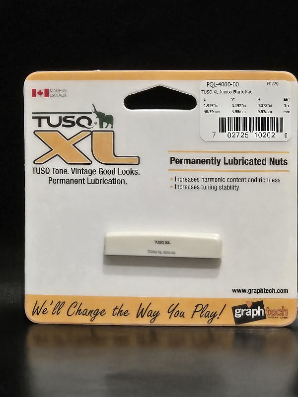 Graph Tech Model 4000-00 Nut Blank L48.39mm (Select Material)