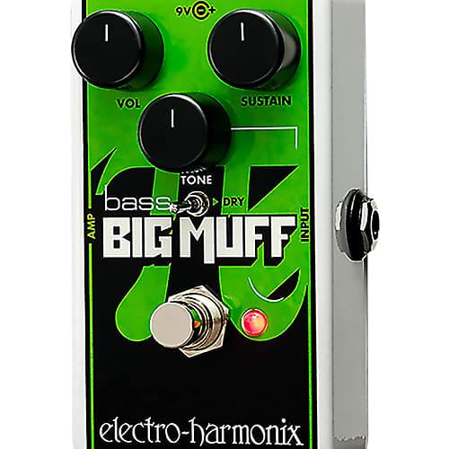 Electro-Harmonix Nano Bass Big Muff Distortion Bass Effects Pedal