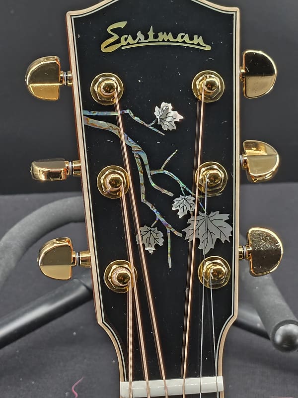 Eastman AC622CE Acoustic Electric Guitar With Maple Leaf Inlay