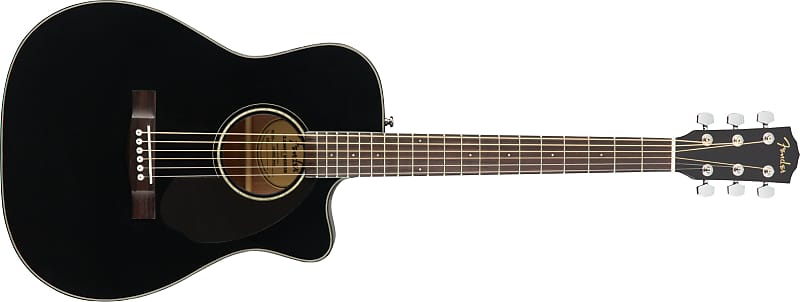 CC-60SCE Concert, Walnut Fingerboard, Black