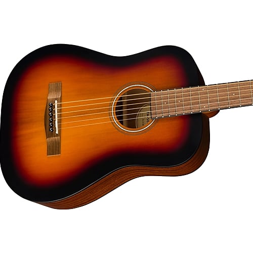 Fender 0971170103 FA-15 3/4 Scale Steel with Gig Bag, Walnut Fingerboard, Sunburst