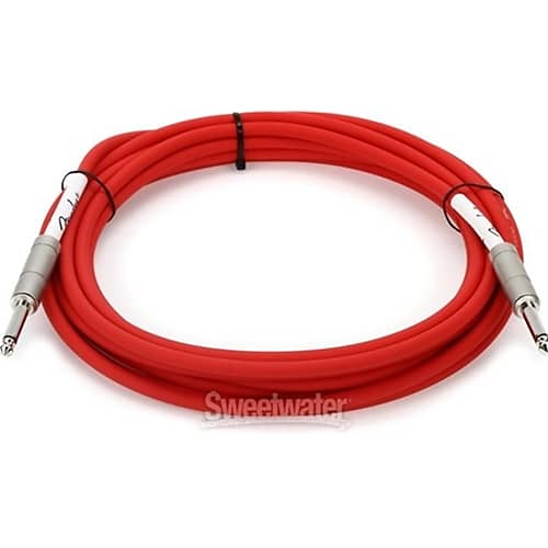 Fender 0990520010 Original Series Instrument Cable, 18.6' Fiesta Red
