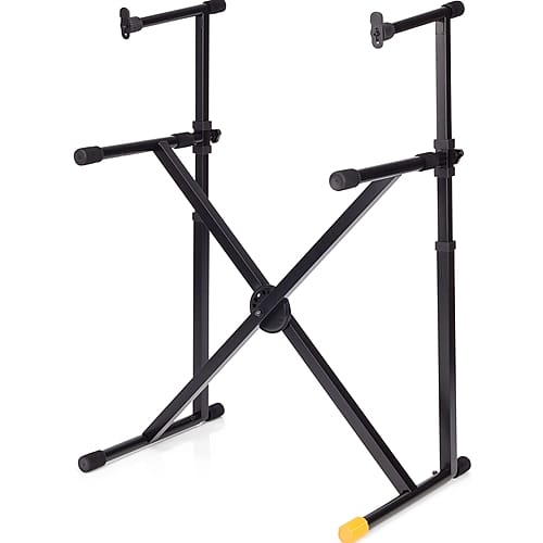 Hercules KS210B EZ-LOK Double Tier X-Keyboard Stand