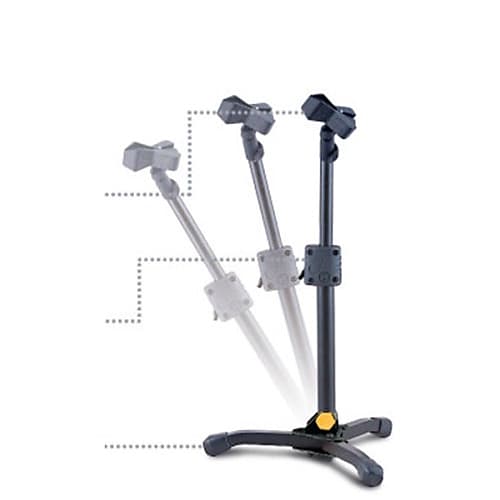 Hercules MS300B Low-Profile Tilt Base Microphone Stand