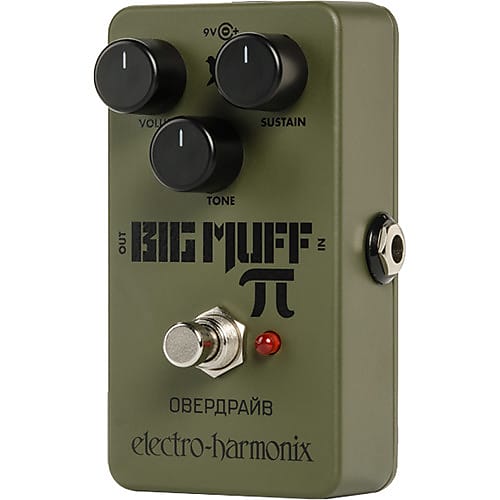 Electro-Harmonix Green Russian Big Muff Efects Pedal