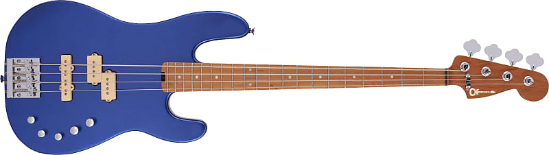Charvel Pro-Mod San Dimas® Bass PJ IV, Caramelized Maple Fingerboard, Mystic Blue