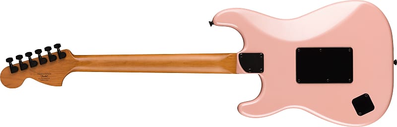 Squier Contemporary Stratocaster® HH FR, Roasted Maple Fingerboard, Black Pickguard, Shell Pink Pearl