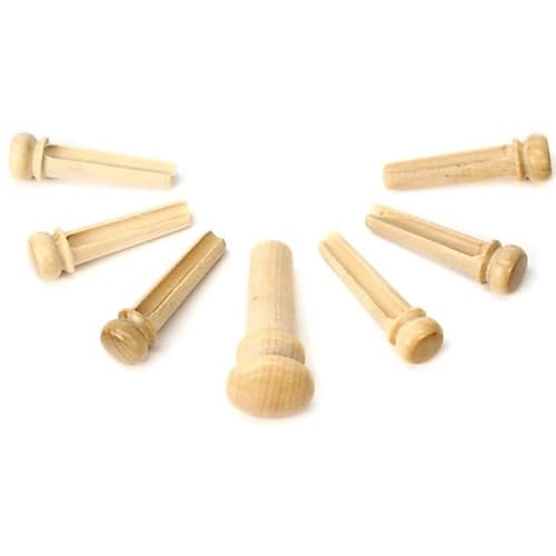 D'Addario PWPS6 Premium Boxwood Bridge Pins