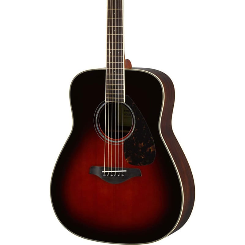 Yamaha FG830 TBS
TOBACCO SUNBURST FOLK GUTIAR SOLID TOP ROSEWOOD B/S