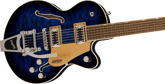 Gretsch G5655T-QM Electromatic® Center Block Jr. Single-Cut Quilted Maple with Bigsby®, Hudson Sky