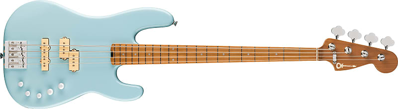 Charvel Pro-Mod San Dimas® Bass PJ IV, Caramelized Maple Fingerboard, Sonic Blue