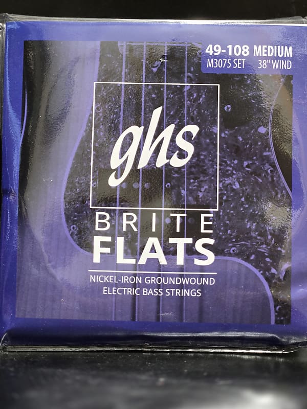 GHS M3075 Bass Strings Long Scale Medium