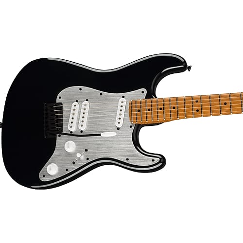 Fender  Contemporary Stratocaster® Special, Roasted Maple Fingerboard, Silver Anodized Pickguard, Black