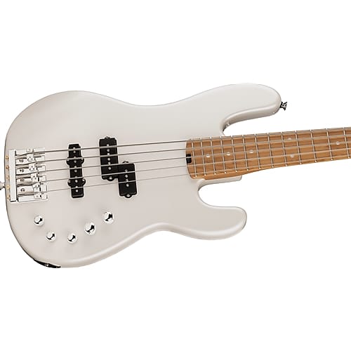 Charvel Pro-Mod San Dimas® Bass PJ V, Caramelized Maple Fingerboard, Platinum Pearl