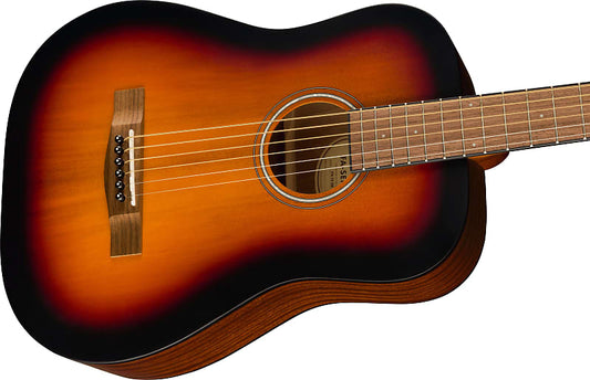 Fender 0971170103 FA-15 3/4 Scale Steel with Gig Bag, Walnut Fingerboard, Sunburst