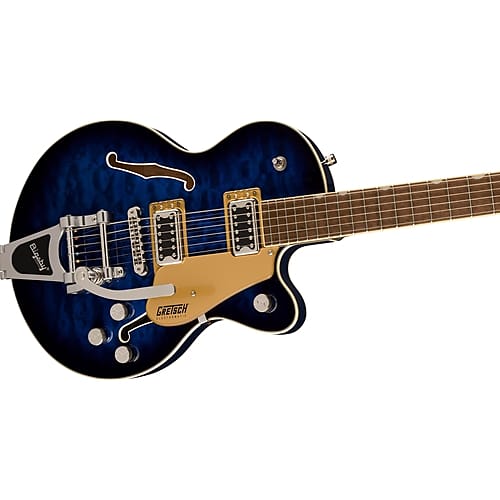 Gretsch G5655T-QM Electromatic® Center Block Jr. Single-Cut Quilted Maple with Bigsby®, Hudson Sky