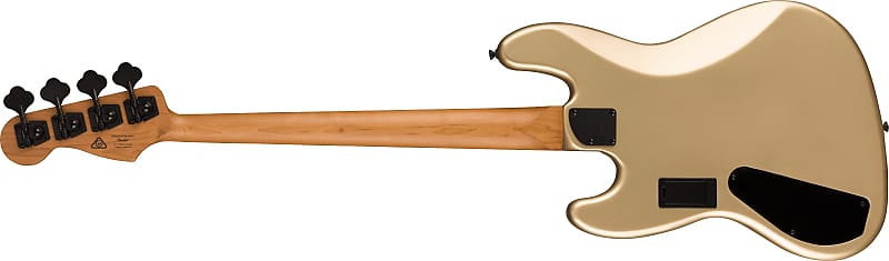 Squier Contemporary Active Jazz Bass® HH, Roasted Maple Fingerboard, Black Pickguard, Shoreline Gold
