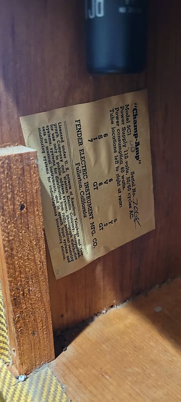 Fender Champ 5C1 '54