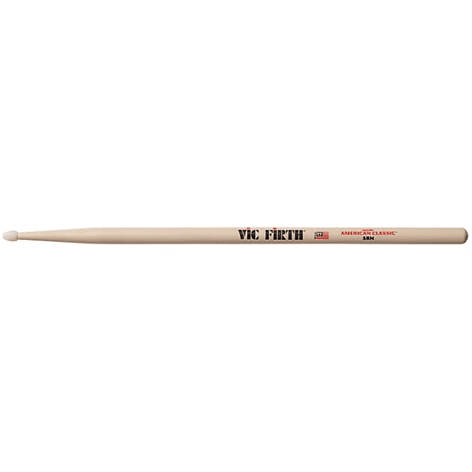 Vic Firth 5BN American Classic Nylon Tip Hickory Sticks, Pair