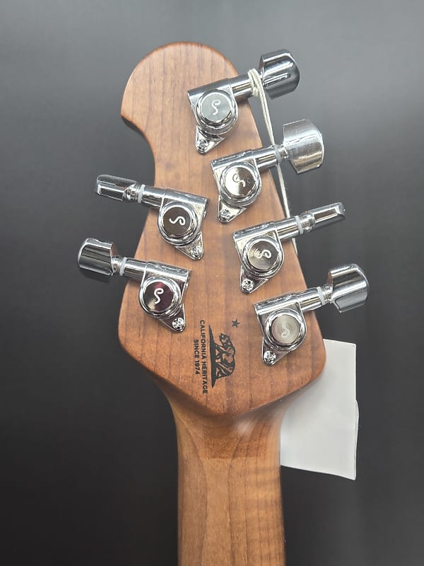 Ernie Ball Music Man Luke 4 Maple Top - HH HT Pickups - Gator Burst - Roasted Figured Maple/Rosewood - Chrome Hardware