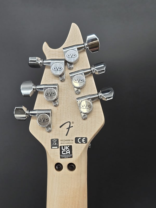 EVH Wolfgang® Special Striped Series, Ebony Fingerboard, Black and White