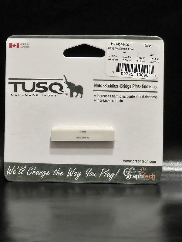 Graph Tech Model M644-00 Nut Slotted Slanted Bottom L44.32mm (Select Material