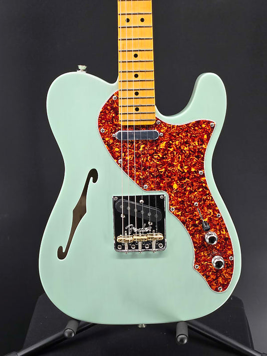 Fender American Professional II Telecaster® Thinline, Maple Fingerboard, Transparent Surf Green