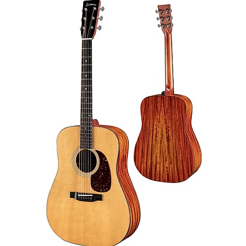 Eastman E6D-TC Thermo-Cured Sitka/Mahogany Natural Dreadnought Acoustic Guitar