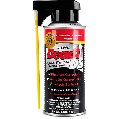Hosa DSS-6 Deoxit 5 OZ Aerosol Contact Cleaner