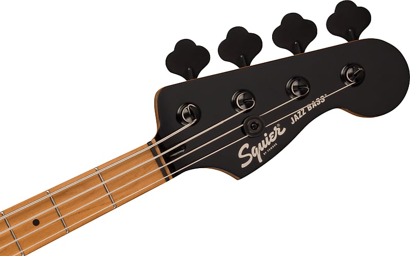 Squier Contemporary Active Jazz Bass® HH, Roasted Maple Fingerboard, Black Pickguard, Shoreline Gold