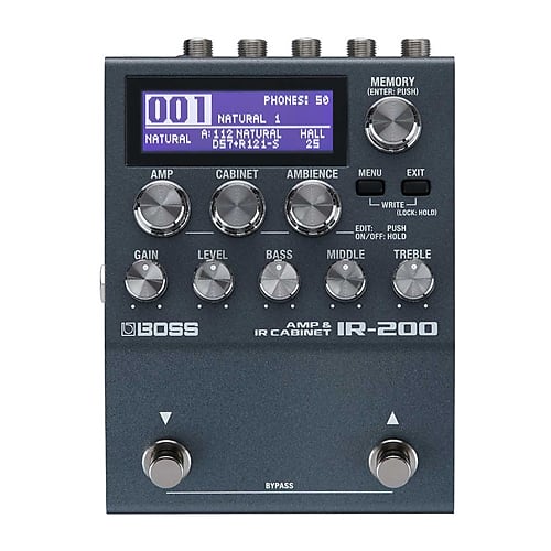 BOSS IR-200 Amp and IR Cabinet Pedal