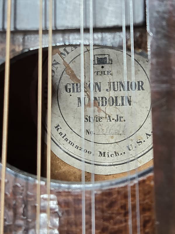 Gibson Style A Jr Mandolin with case 1927-1928