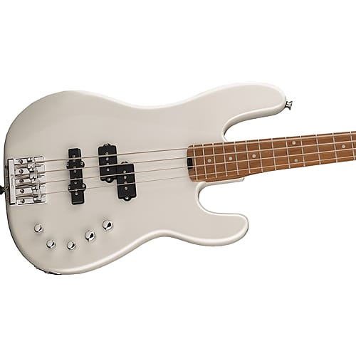 Charvel Pro-Mod San Dimas® Bass PJ IV, Caramelized Maple Fingerboard, Platinum Pearl