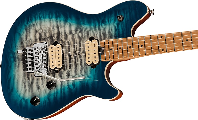 EVH Wolfgang® Special QM, Baked Maple Fingerboard, Indigo Burst