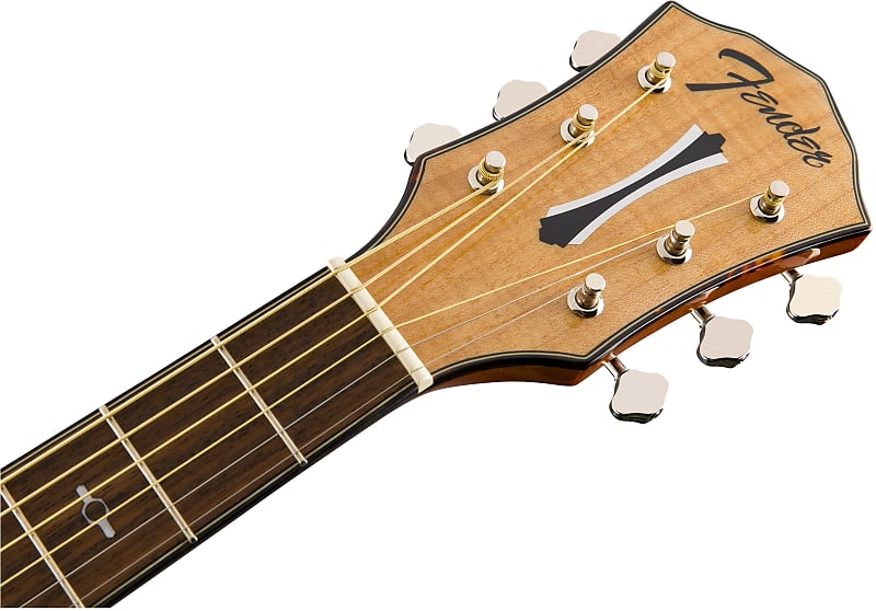 Fender FA-345CE Auditorium Acoustic Electric Guitar, Natural
