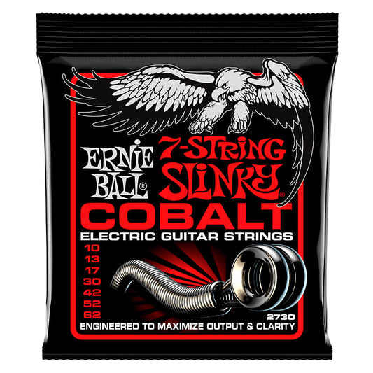 Ernie Ball 2730 7 String Cobalt Slinky, .010 - .062