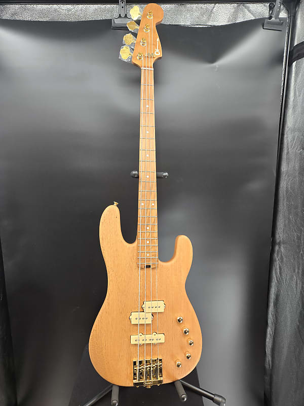 Charvel Pro-Mod San Dimas® Bass PJ IV MAH, Caramelized Maple Fingerboard, Natural Mahogany