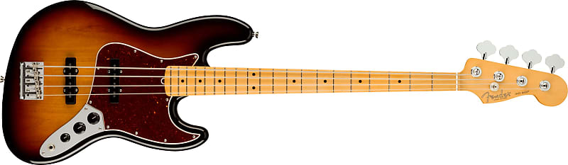 Fender American Professional II Jazz Bass®, Maple Fingerboard, 3-Color Sunburst