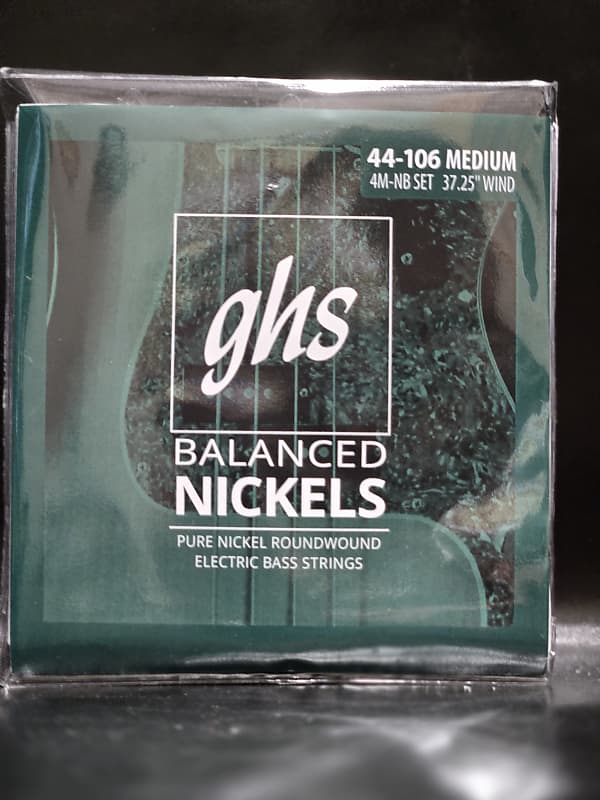 GHS 4M-NB Bass Strings Nickel