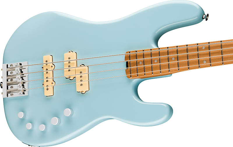 Charvel Pro-Mod San Dimas® Bass PJ IV, Caramelized Maple Fingerboard, Sonic Blue