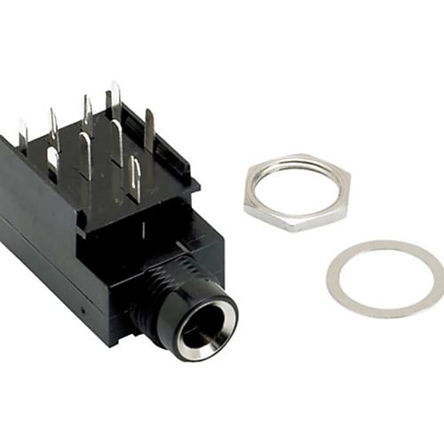 Fender 990913000 Stereo Amp Jack, 1/4" PC Mount