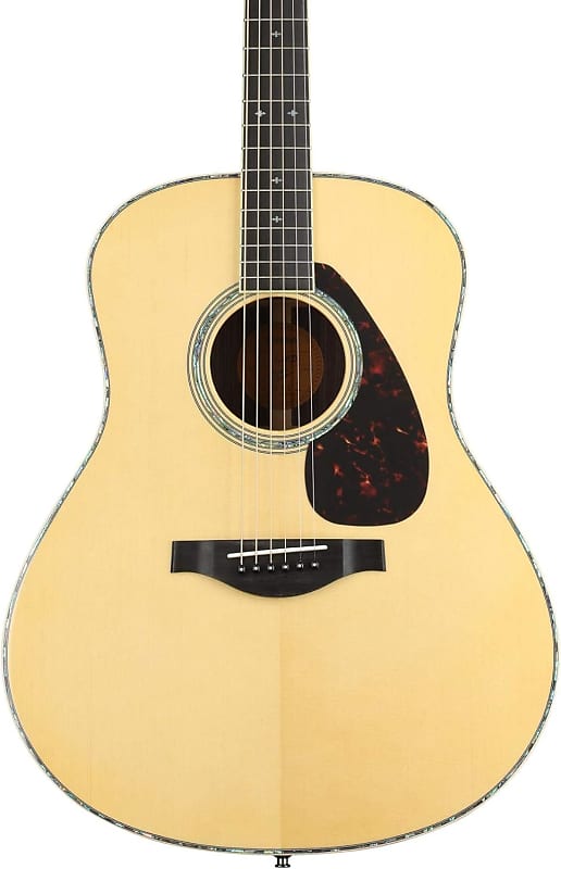 Yamaha LL16RDHC Acoustic Electric Dread Solid Spruce Top and Rosewood Body SRT Pssive Pickup, Natural