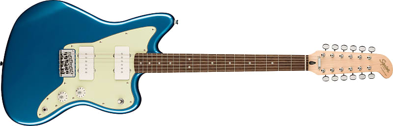 Squier Paranormal Jazzmaster® XII, Laurel Fingerboard, Mint Pickguard, Lake Placid Blue