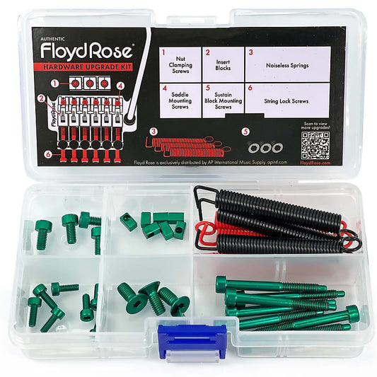 Floyd Rose Green Color Stainless Steel Hardware Upgrade Kit